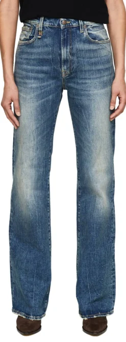 Wide-Leg-Jeans 'Jane' Blau