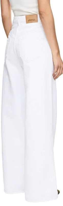 Wide-Leg Jeans 'Lemony' Weiß