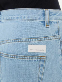 Wide-Leg-Jeans 'Nadia' Hellblau
