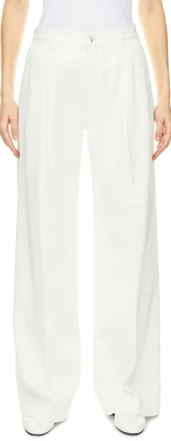 Wide-Leg Jeans 'Ottavia' Weiß