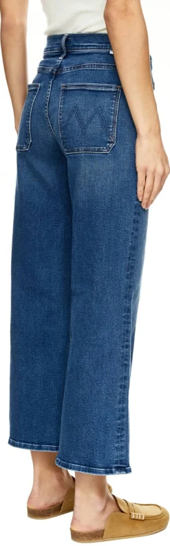 Wide-Leg Jeans 'Patch Pockt Maven Ankle' Blau