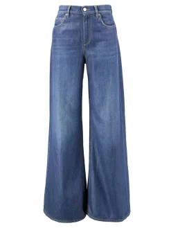 Wide-Leg Jeans 'Romance' Marineblau