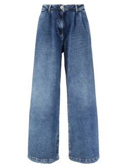Wide-Leg Jeans 'Stella Wide' Marineblau