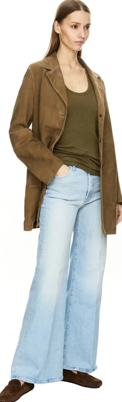 Wide-Leg Jeans 'The Hustler Roller Sneak' Hellblau