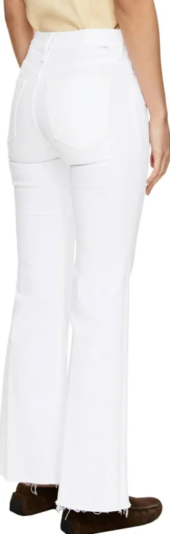 Wide-Leg Jeans 'The Lil Doozy Fray' Weiß