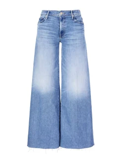 Wide-Leg Jeans 'The Swisher Sneak Fray' Blau