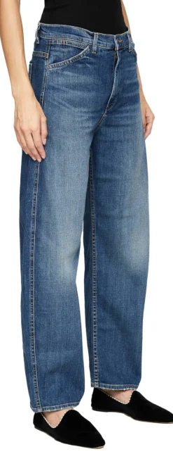 Wide-Leg Jeans 'Tribeca' Blau