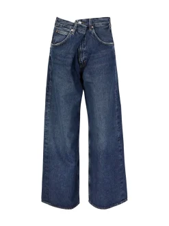 Wide-Leg Jeans 'Vana' Dunkelblau