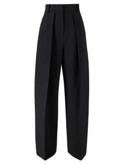 Wide-Leg Stoffhose 'Maris' Schwarz