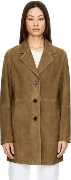 Wildlederjacke 'Joni' Olive