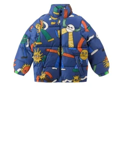 Winterjacke Blau