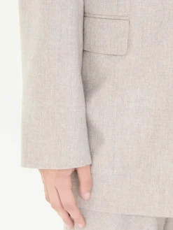 Woll-Cashmere Blazer 'Vermont' Beige