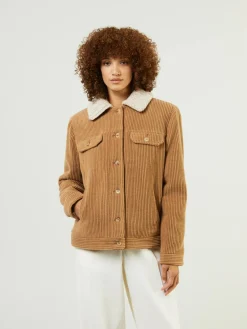 Woll-Cashmere-Cordjacke 'Pascoal' Beige