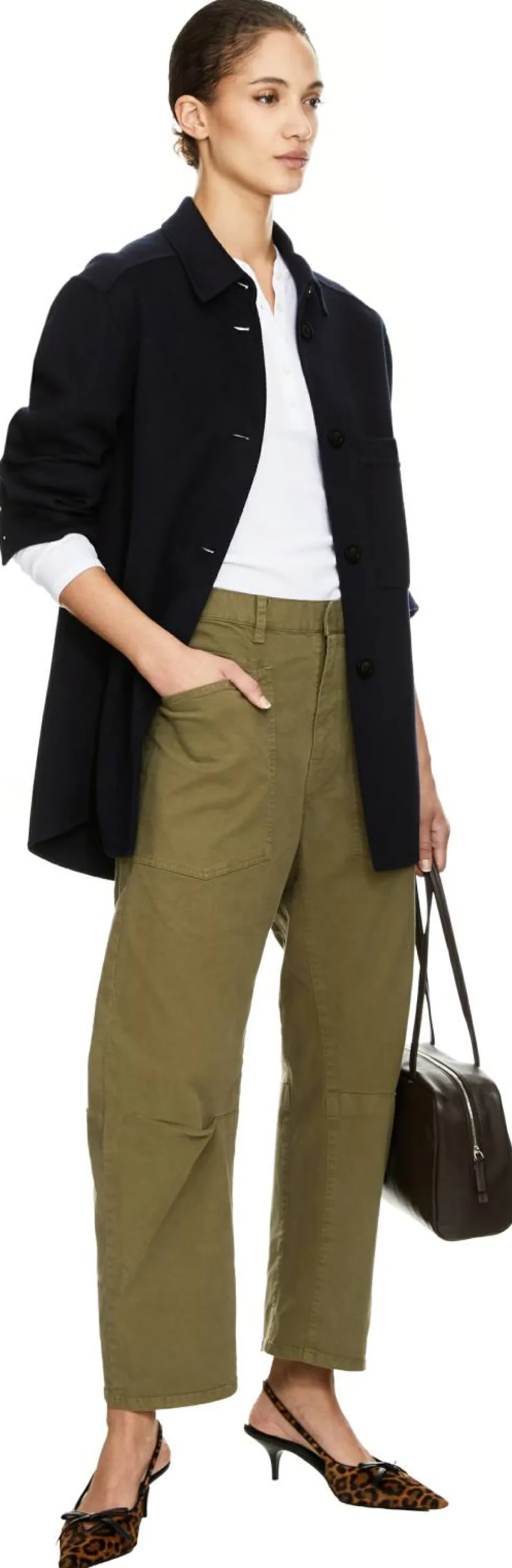 Woll-Cashmere-Hemd 'Zuleika' Navy