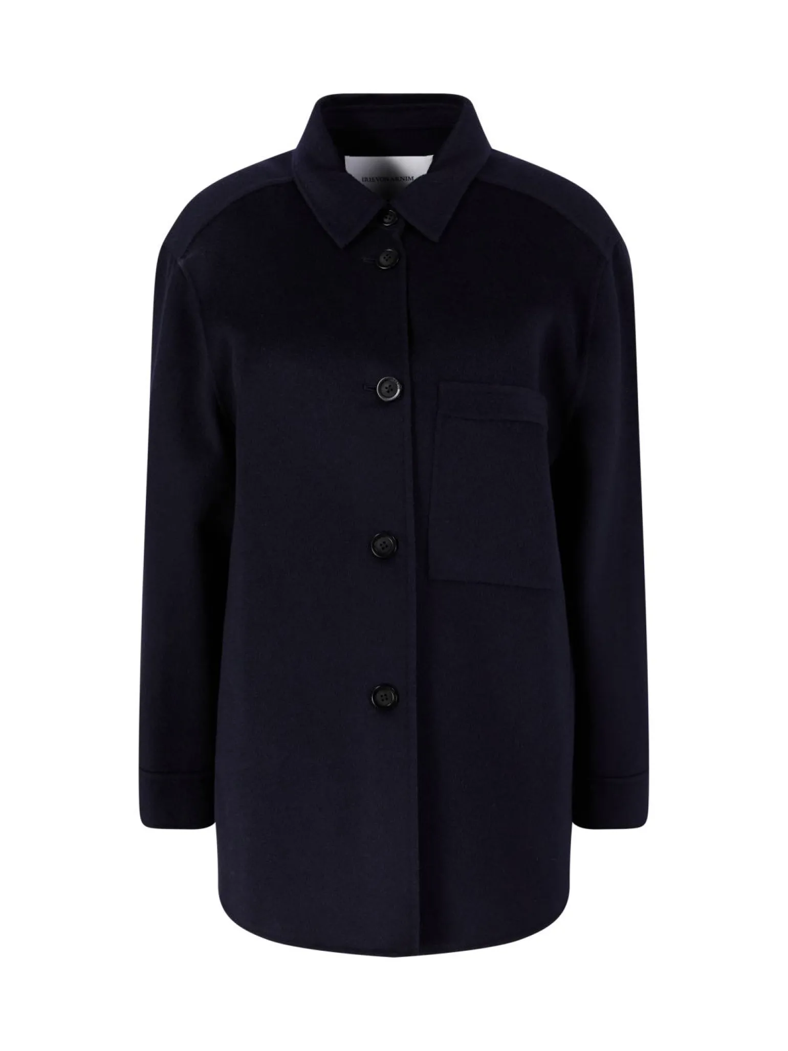 Woll-Cashmere-Hemd 'Zuleika' Navy