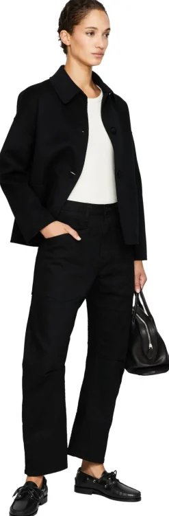 Woll-Cashmere-Jacke 'Davia' Nero