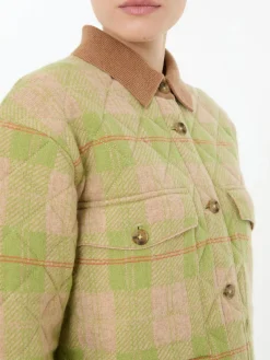 Woll-Cashmere-Jacke in Multi