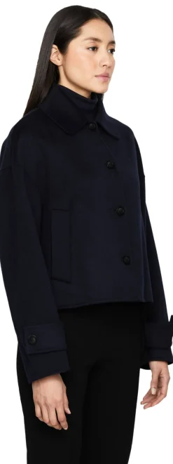 Woll-Cashmere-Jacke 'Zaria' Navy