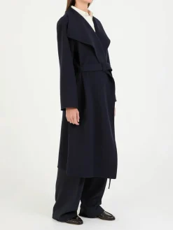 Woll-Cashmere-Mantel 'Hailey' Marineblau