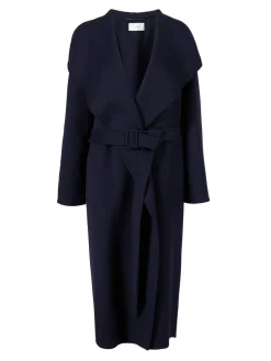 Woll-Cashmere-Mantel 'Hailey' Marineblau