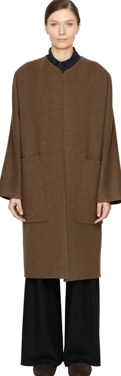 Woll-Cashmere-Mantel 'Tiberus' Braun