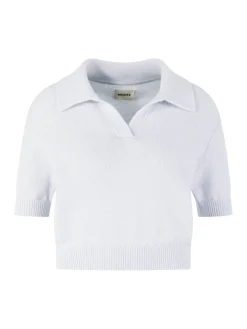 Woll-Cashmere-Pullover 'Leni' Hellblau