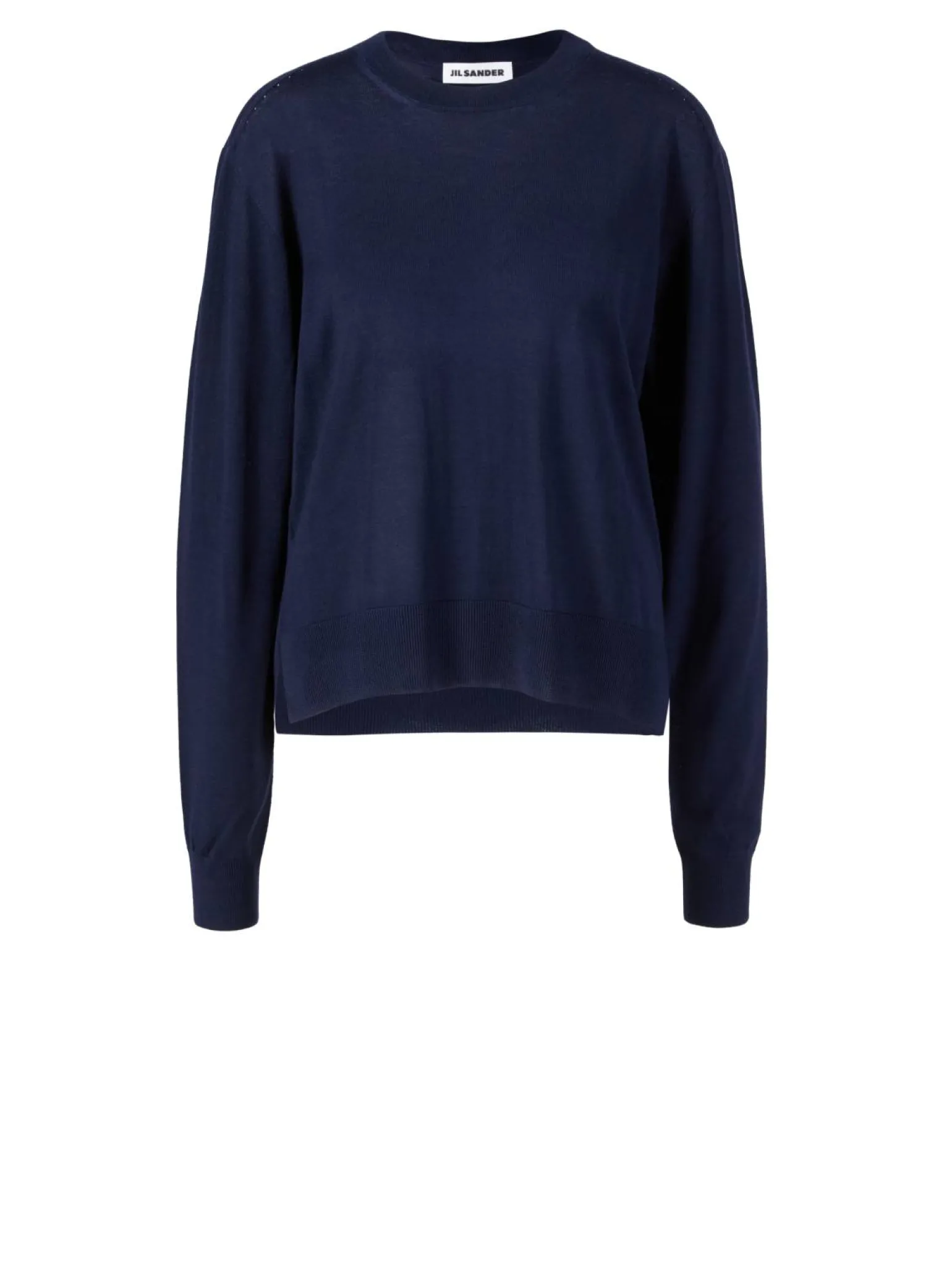 Woll-Cashmere-Pullover Marineblau