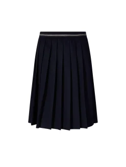 Woll-Cashmere-Rock Marineblau