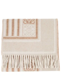 Woll-Cashmere-Schal Beige