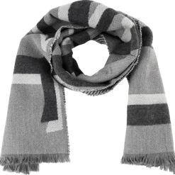 Woll-Cashmere-Schal Grau