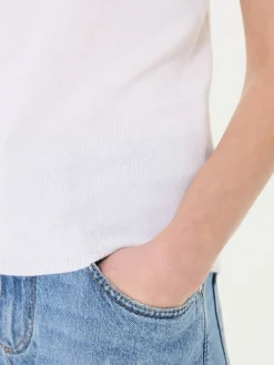 Woll-Cashmere-Top Créme