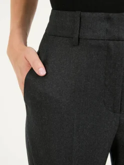 Wollhose Dunkelgrau