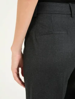 Wollhose Dunkelgrau