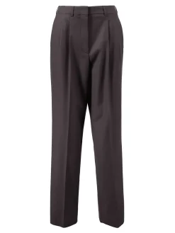 Wollhose 'Flannel Straight' Braun