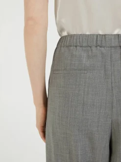Wollhose Grau