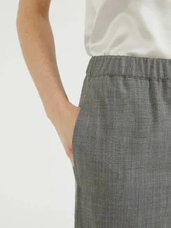 Wollhose Grau