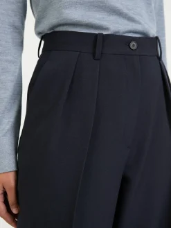 Wollhose 'Igor' Marineblau