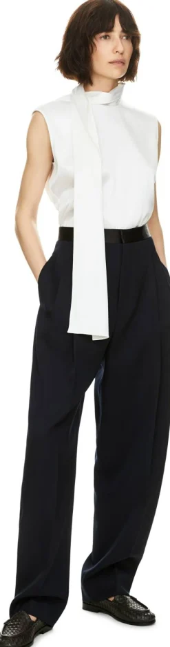 Wollhose Marineblau