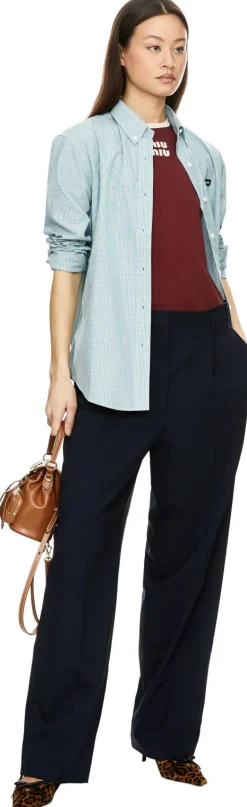 Wollhose Marineblau