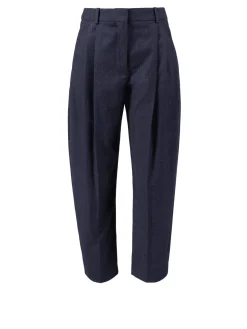 Wollhose Marineblau