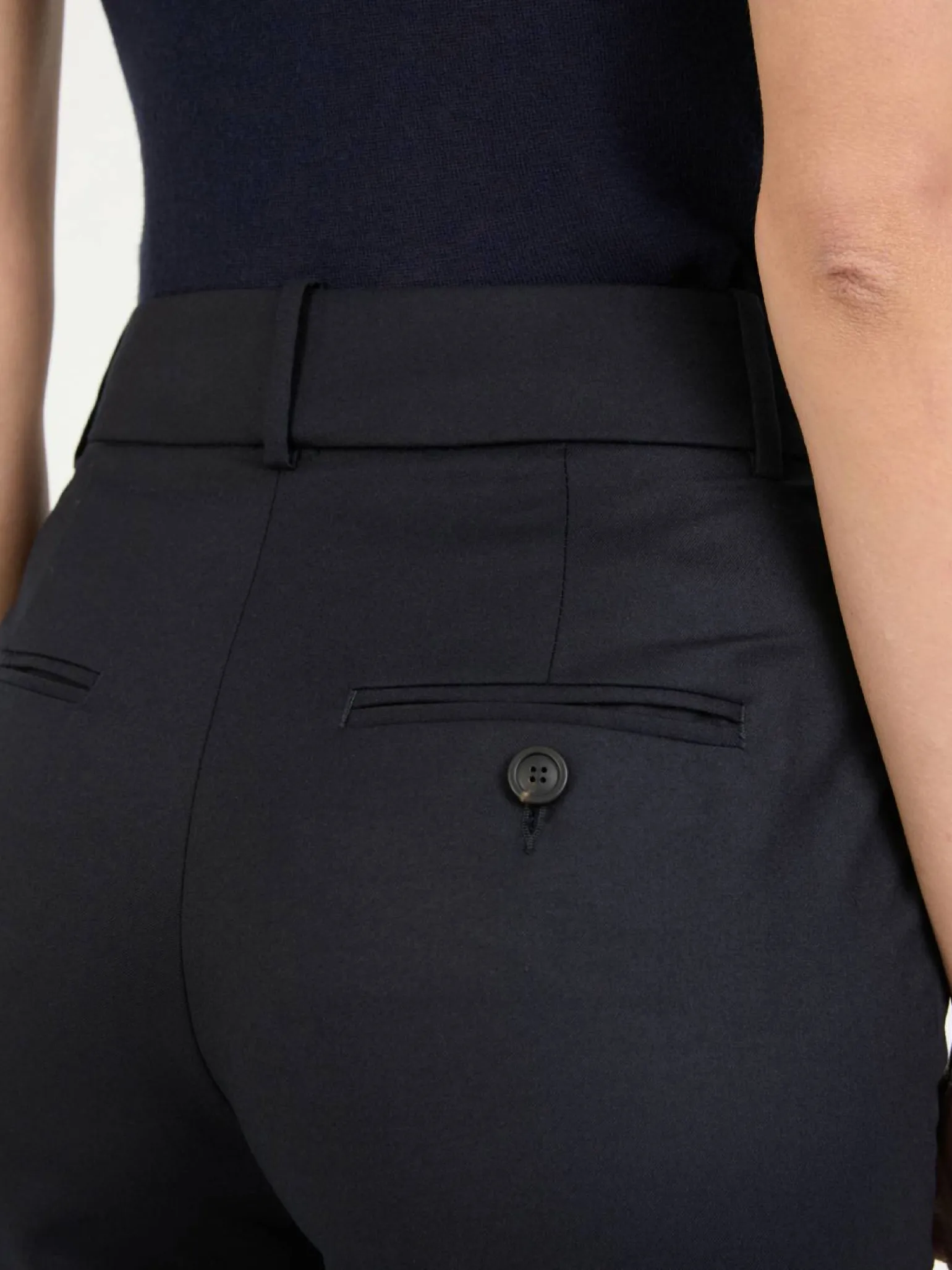 Wollhose Marineblau