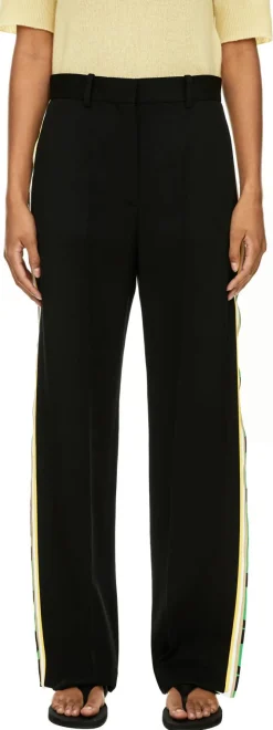 Wollhose mit LOEWE Prints Schwarz