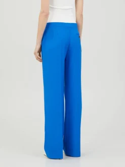 Wollhose Mittelblau