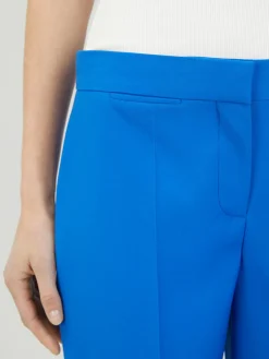 Wollhose Mittelblau