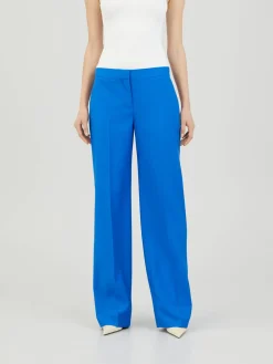 Wollhose Mittelblau