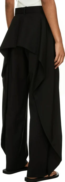 Wollhose Schwarz