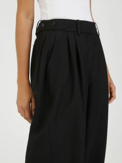 Wollhose Schwarz