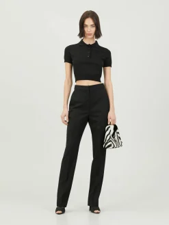 Wollhose Schwarz