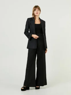 Wollhose Schwarz