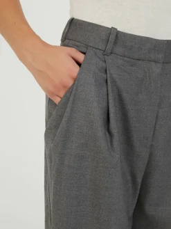 Wollhose 'Solo' Grau